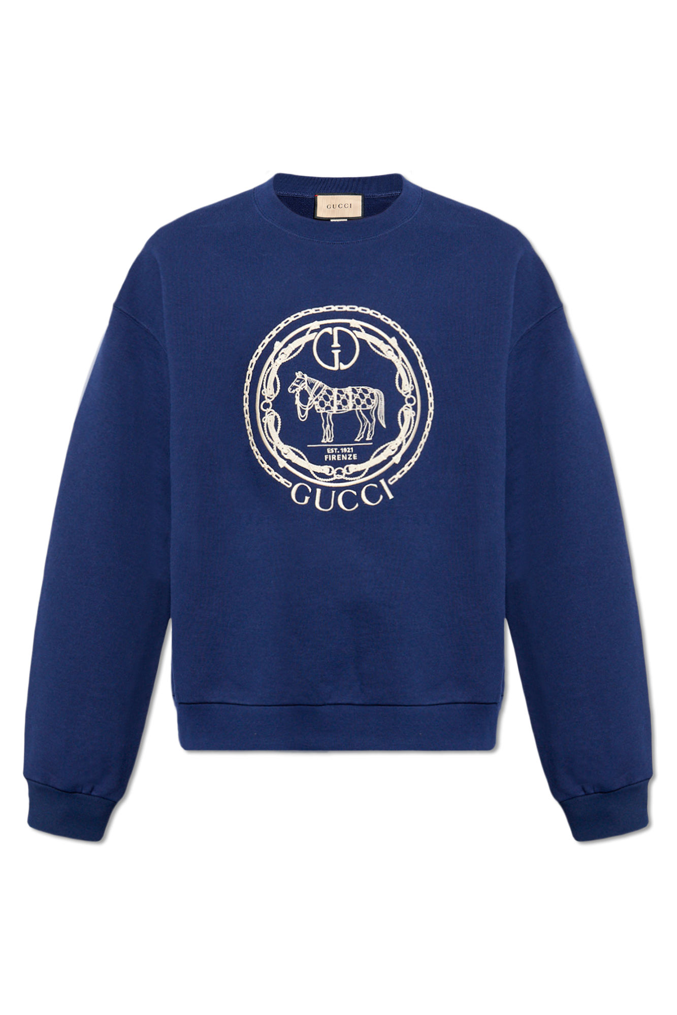 Blue cheap gucci sweatshirt